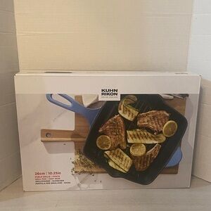 Kuhn Rikon Blue Non-Stick Grill Pan